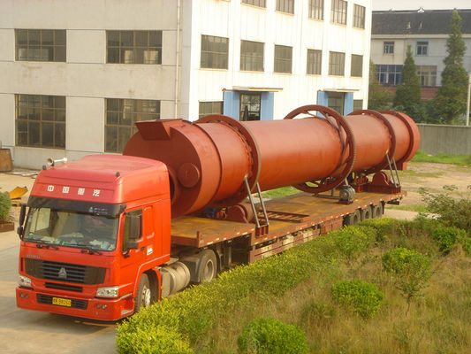 Industrial Sewage Sludge Dryer Rotary Kiln Dryer For Metallurgy / Building Materials