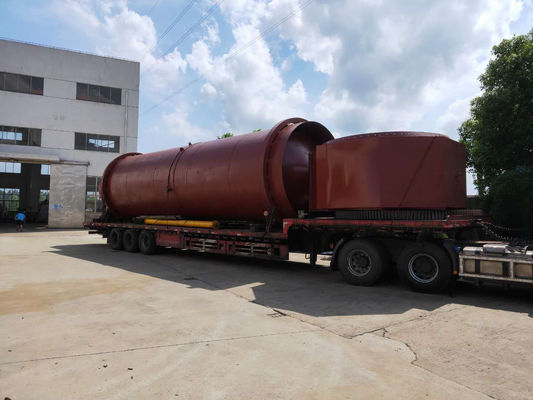Industrial Sewage Sludge Dryer Rotary Kiln Dryer For Metallurgy / Building Materials