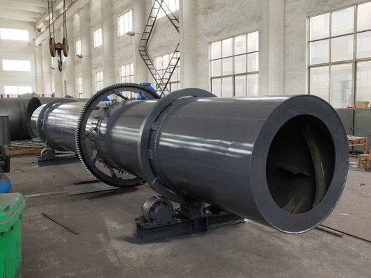 Industrial Sewage Sludge Dryer Rotary Kiln Dryer For Metallurgy / Building Materials