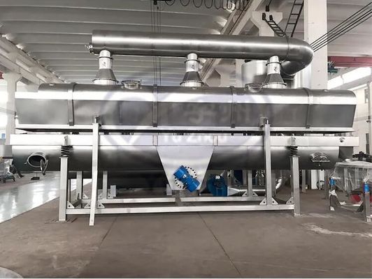 Vibrating Fluidized Bed Dryer Food Industry Dimension Customized Energy Saving