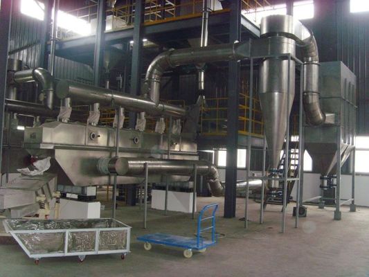 Vibrating Fluidized Bed Dryer Food Industry Dimension Customized Energy Saving