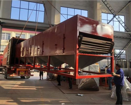 DWG Series Multilayer Hot Air Conveyor Belt Oven For Onion / Ginger