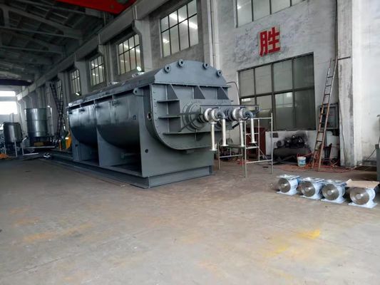 SS304 SS316L Rotary Paddle Dryer System For Paste / Slurry / Sludge