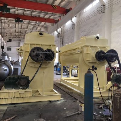SS304 SS316L Rotary Paddle Dryer System For Paste / Slurry / Sludge