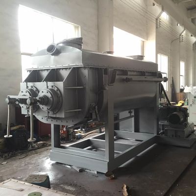SS304 SS316L Rotary Paddle Dryer System For Paste / Slurry / Sludge