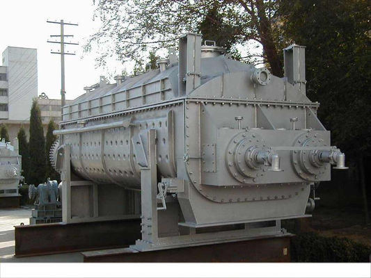 Hollow Blade Sludge Dryer Machine , Rotary Vacuum Paddle Dryer