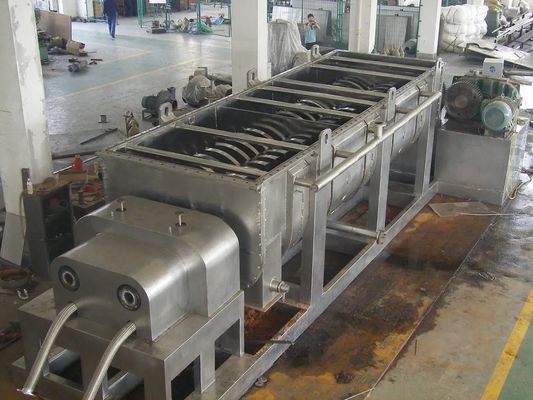 Q235A SS304 Sewage Treatment Equipment Hollow Blade Dryer