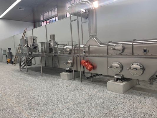 Energy Efficient Fluidized Bed Dryer With PLC Control System And 100-1000kg/H Capacity